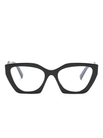 Prada Butterfly-frame Glasses In 黑色