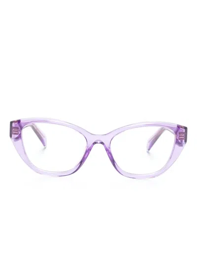 Prada Butterfly-frame Glasses In Purple
