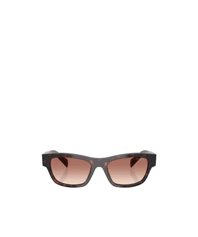 Prada Butterfly Frame Sunglasses In Black