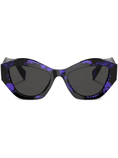 Prada Butterfly-frame Sunglasses In Black
