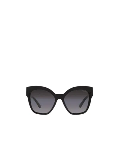 Prada Butterfly-frame Sunglasses In Black