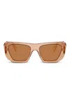 Prada Butterfly-frame Sunglasses In Brown