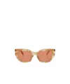 Prada Cat-eye Frame Sunglasses Sunglasses In Nude