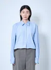 Prada Women Button-down Shirt In Blue