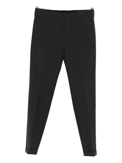 Prada Button-fastening Trousers In Black