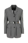 Prada Kid Mohair-wool Single-breasted Blazer