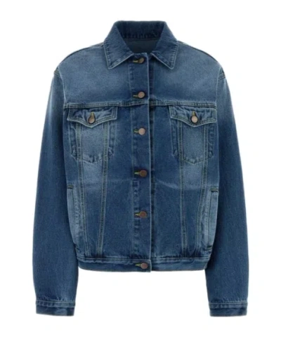 PRADA PRADA BUTTON-UP DENIM JACKET