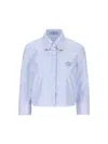 PRADA BUTTON-UP STRIPED SHIRT