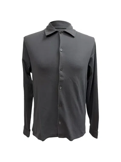 Pre-owned Prada Button-down Long-sleeve Shirt In Gray