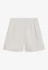 Prada Buttoned Bermuda Shorts In White