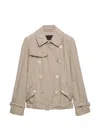 Prada Men's Technical Cotton Jacket In Neutral