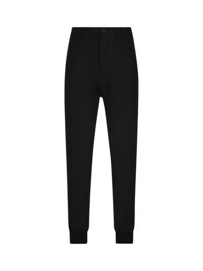 Prada Tapered Trousers In Black