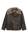 Prada Button-fastening Jacket In Brown