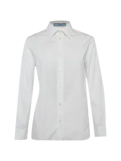 Pre-owned Prada Button-up Shirt In White