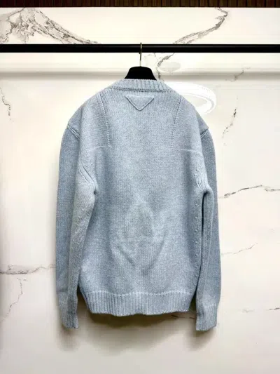 Pre-owned Prada By Raf Simons 22aw Knitwear Sweater In Blue