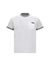 Prada Reversible Cotton T-shirt In White