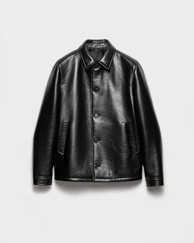 PRADA CABANJACKE AUS NAPPA-LEDER