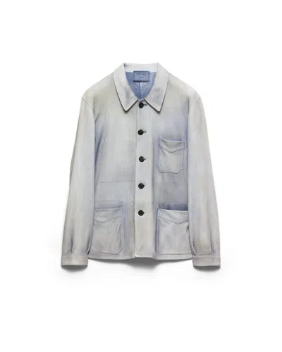 PRADA CABANJACKE AUS WILDLEDER
