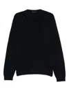 Prada Cable-knit Wool Sweater Clothing In Black