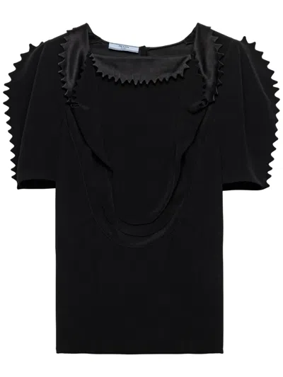 PRADA CADY CREPE TOP