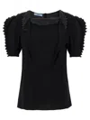 Prada Cady Crãªpe Top