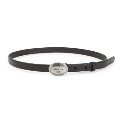 Prada Caffe` Belt In Black