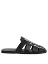 Prada Mules Im Fischer-stil Aus Leder