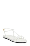 Prada Cage Strap Sandal In White