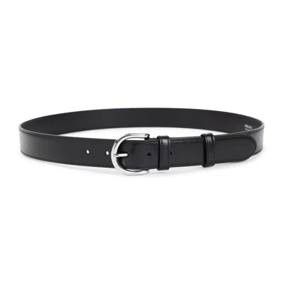 PRADA PRADA CALF LEATHER BELT