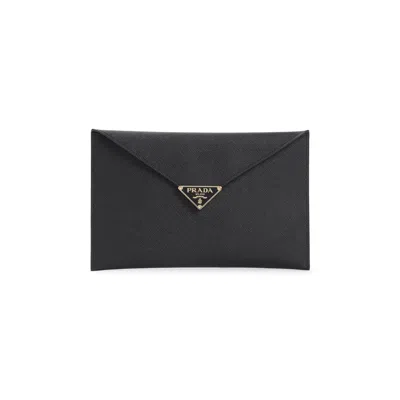 Prada Calf Leather Envelope Clutch