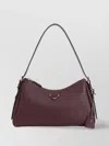 Prada Medium Aimee Shoulder Bag In Leather In Red