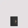 Prada Calf Leather Wallet In Black