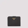 Prada Calf Leather Wallet In Nero
