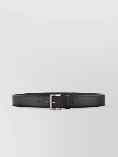 Prada Calfskin Belt Adjustable Metal Buckle