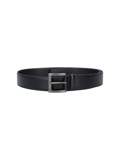 Prada Calfskin Belt In Black