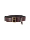 Prada Calfskin Belt – Brown In Brown