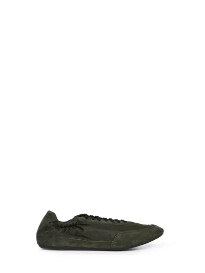 Prada Calzature Camouflage Green Collapse Sneakers