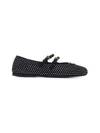 Prada Calzature Ballerinas With Crystals