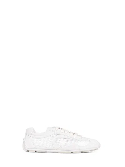 Prada Calzature White Montecarlo Re-edition 2005 Sneakers In Multi