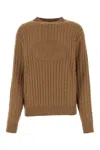 Prada Textured Cable Knit Sweater