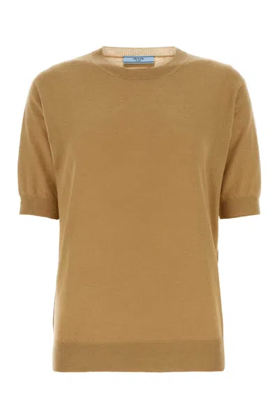 Prada Camel Cashmere Sweater