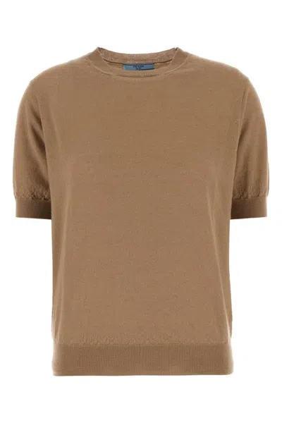Prada Camel Cashmere Sweater