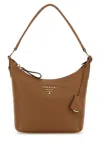 Prada Camel Leather Shoulder Bag