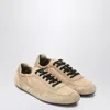 Prada Re-nylon And Suede Leather Collapse Sneakers In Neutral