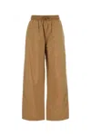 Prada Pantalone In Re-nylon Cammello Donna In Cammello