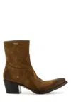 Prada Camel Suede Boots