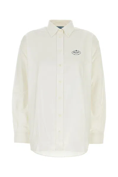 Prada Camicia-36 Nd  Female In White