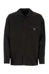 Prada Camicia Shirt In Black