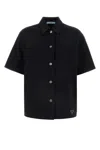 Prada Denim Short Sleeve Shirt