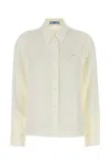 Prada Women's Silk Shirt In White